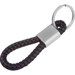 Fém kulcstartó zsinórral