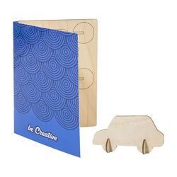 SendCraft egyedi kirakós képeslap, autó