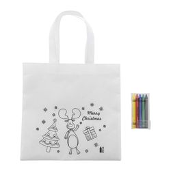 Julfar Shop színezhető karácsonyi táska