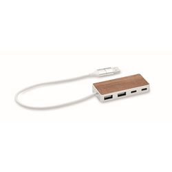 UBAH 4 portos USB hub, 27,5cm kábel