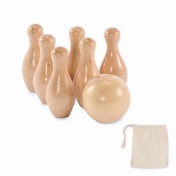 BOLITO Mini fenyőfa bowling szett