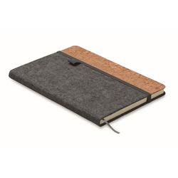 CORKBOOK A5 RPET filc és parafa notesz
