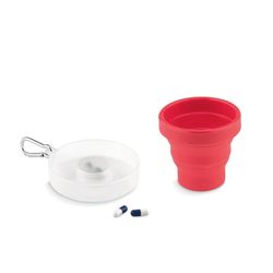 CUP PILL Összehajtható szilikon pohár