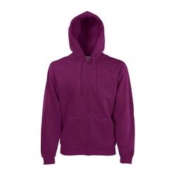 HOODED SWEAT JACKET