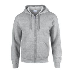 HEAVY BLEND ADULT FULL ZIP HOODED SWEATSHIRT